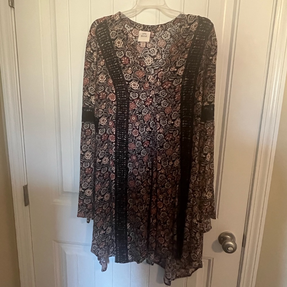 Flora long sleeve dress